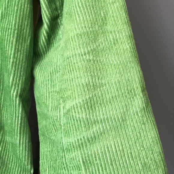 Ladies GAP Green Corduroy Peacoat - Picture 7 of 7